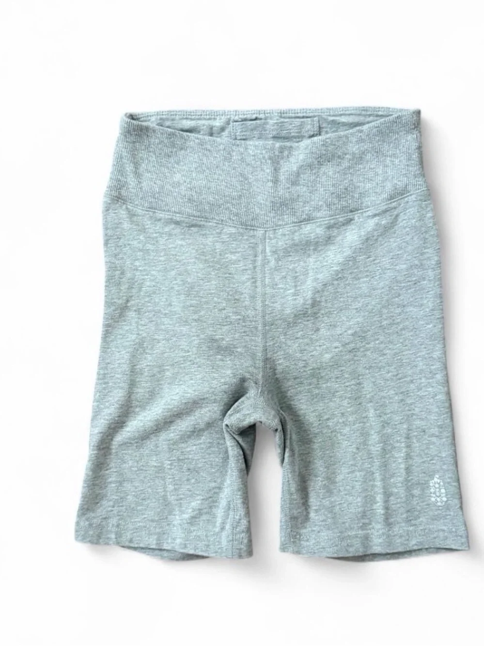 Free People movement gray heather biker shorts